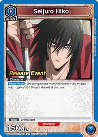 Seijuro Hiko (006) - UE11BT: Rurouni Kenshin Release Event Cards - Union Arena card