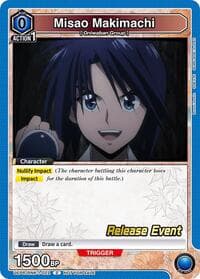 Misao Makimachi (022) - UE11BT: Rurouni Kenshin Release Event Cards - Union Arena card