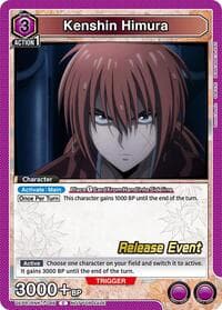Kenshin Himura (046) - UE11BT: Rurouni Kenshin Release Event Cards - Union Arena card