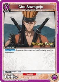 Cho Sawagejo (053) - UE11BT: Rurouni Kenshin Release Event Cards - Union Arena card