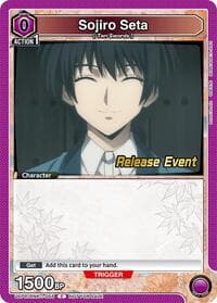 Sojiro Seta (055) - UE11BT: Rurouni Kenshin Release Event Cards - Union Arena card