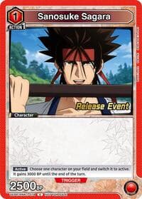 Sanosuke Sagara (074) - UE11BT: Rurouni Kenshin Release Event Cards - Union Arena card