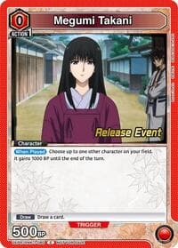 Megumi Takani (080) - UE11BT: Rurouni Kenshin Release Event Cards - Union Arena card