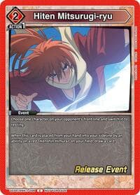 Hiten Mitsurugi-ryu - UE11BT: Rurouni Kenshin Release Event Cards - Union Arena card