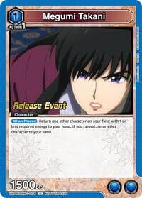 Megumi Takani (004) - UE11BT: Rurouni Kenshin Release Event Cards - Union Arena card