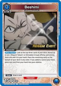Beshimi - UE11BT: Rurouni Kenshin Release Event Cards - Union Arena card