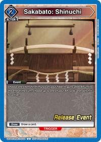 Sakabato: Shinuchi - UE11BT: Rurouni Kenshin Release Event Cards - Union Arena card