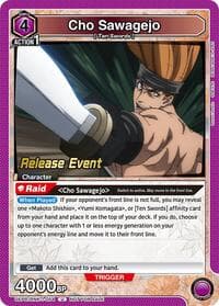 Cho Sawagejo (054) - UE11BT: Rurouni Kenshin Release Event Cards - Union Arena card
