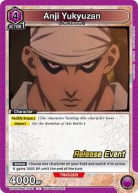 Anji Yukyuzan - UE11BT: Rurouni Kenshin Release Event Cards - Union Arena card