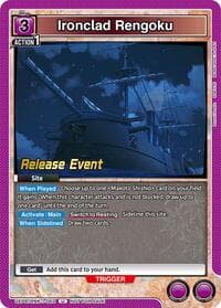 Ironclad Rengoku - UE11BT: Rurouni Kenshin Release Event Cards - Union Arena card