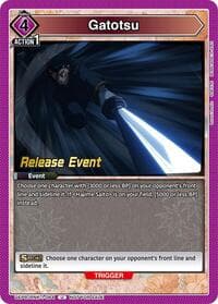 Gatotsu - UE11BT: Rurouni Kenshin Release Event Cards - Union Arena card