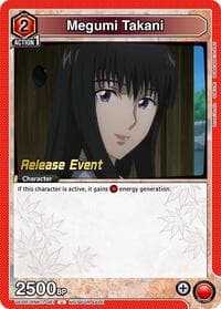 Megumi Takani (081) - UE11BT: Rurouni Kenshin Release Event Cards - Union Arena card