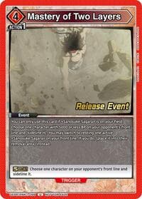 Mastery of Two Layers - UE11BT: Rurouni Kenshin Release Event Cards - Union Arena card