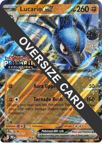 Lucario ex (Prismatic Evolutions Stamp) - Jumbo Cards - Pokemon card