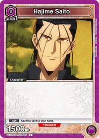 Hajime Saito (035) (Box Topper Foil) - UE11BT: Rurouni Kenshin - Union Arena card