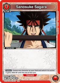 Sanosuke Sagara (074) (Box Topper Foil) - UE11BT: Rurouni Kenshin - Union Arena card