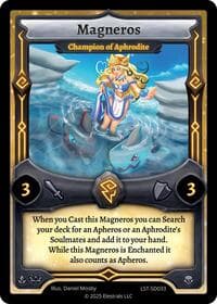 Magneros - Champion of Aphrodite - Divine Champions: Lifestream Starter Decks - Elestrals card