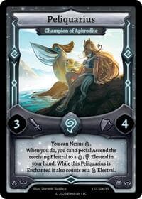 Peliquarius - Champion of Aphrodite - Divine Champions: Lifestream Starter Decks - Elestrals card