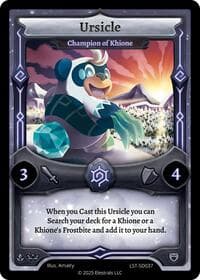 Ursicle - Champion of Khione - Divine Champions: Lifestream Starter Decks - Elestrals card