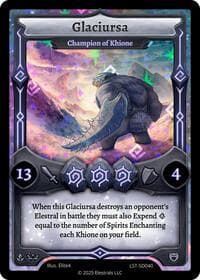 Glaciursa - Champion of Khione - Divine Champions: Lifestream Starter Decks - Elestrals card