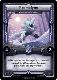 Brumalynx - Champion of Khione - Divine Champions: Lifestream Starter Decks - Elestrals card