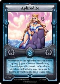 Aphrodite - Divine Champions: Lifestream Starter Decks - Elestrals card