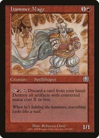 Hammer Mage - Mercadian Masques - Magic: The Gathering card