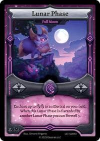 Lunar Phase - Full Moon - Divine Champions: Lifestream Starter Decks - Elestrals card