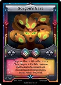 Gorgon's Gaze - Divine Champions: Lifestream Starter Decks - Elestrals card