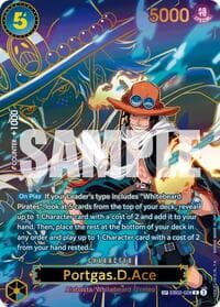Portgas.D.Ace - EB02-028 (SP) - Carrying On His Will - One Piece Card Game card