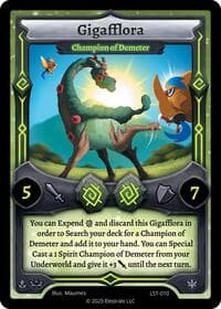 Gigafflora - Champion of Demeter - Divine Champions: Lifestream - Elestrals card