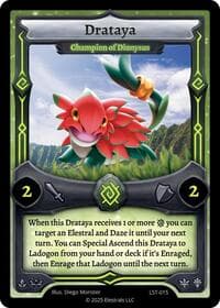 Drataya - Champion of Dionysus - Divine Champions: Lifestream - Elestrals card