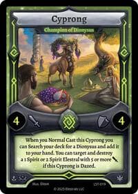 Cyprong - Champion of Dionysus - Divine Champions: Lifestream - Elestrals card
