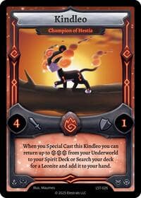 Kindleo - Champion of Hestia - Divine Champions: Lifestream - Elestrals card