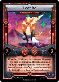 Leonite - Champion of Hestia - Divine Champions: Lifestream - Elestrals card