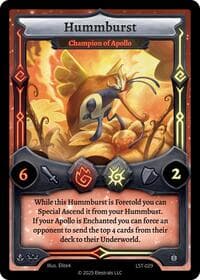Hummburst - Champion of Apollo - Divine Champions: Lifestream - Elestrals card