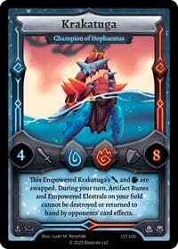 Krakatuga - Champion of Hephaestus - Divine Champions: Lifestream - Elestrals card