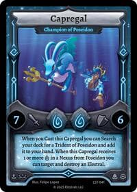 Capregal - Champion of Poseidon - Divine Champions: Lifestream - Elestrals card
