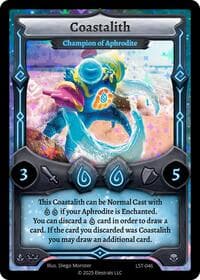 Coastalith - Champion of Aphrodite - Divine Champions: Lifestream - Elestrals card
