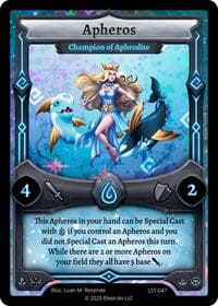 Apheros - Champion of Aphrodite - Divine Champions: Lifestream - Elestrals card