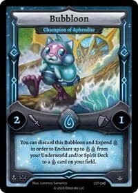 Bubbloon - Champion of Aphrodite - Divine Champions: Lifestream - Elestrals card