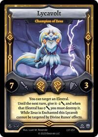 Lycavolt - Champion of Zeus - Divine Champions: Lifestream - Elestrals card