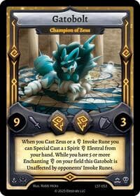 Gatobolt - Champion of Zeus - Divine Champions: Lifestream - Elestrals card