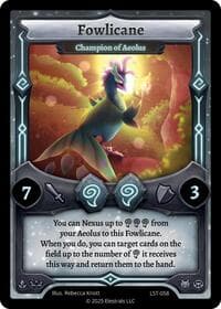 Fowlicane - Champion of Aeolus - Divine Champions: Lifestream - Elestrals card