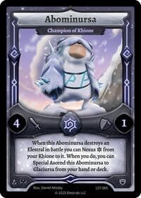 Abominursa - Champion of Khione - Divine Champions: Lifestream - Elestrals card
