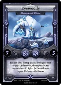 Eyewoolly - Champion of Khione - Divine Champions: Lifestream - Elestrals card