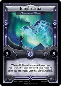 Emphrostix - Champion of Khione - Divine Champions: Lifestream - Elestrals card