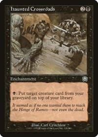 Haunted Crossroads - Mercadian Masques - Magic: The Gathering card