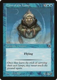 Djinn of the Lamp - Portal - Magic: The Gathering card