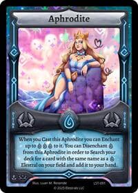 Aphrodite - Divine Champions: Lifestream - Elestrals card